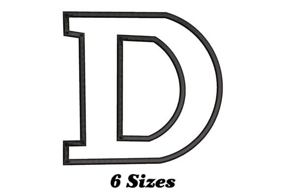 Alphabet Letter D Outline: A Practical Guide to Embroidery Integration