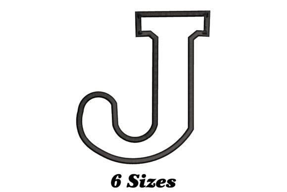 Alphabet Letter J: A Stylish Embroidery Design for Every Project