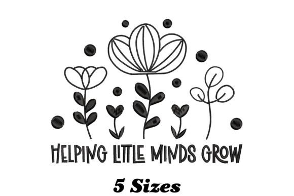 Bringing Joy to Textiles with the Helping Little Minds Grow Embroidery Design
