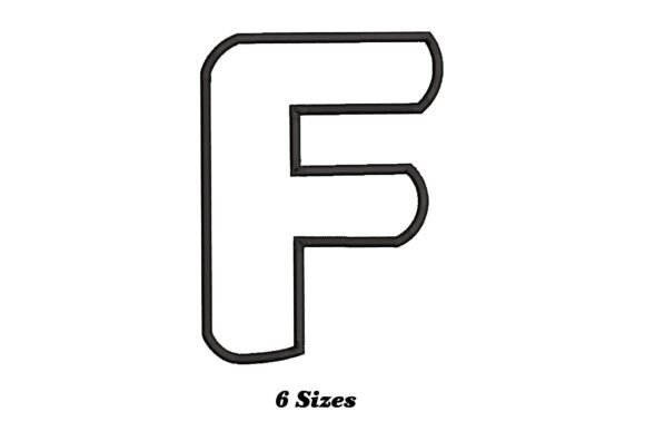 Delightful Alphabet Letter F: Elevating Textile Branding with Whimsical Embroidery