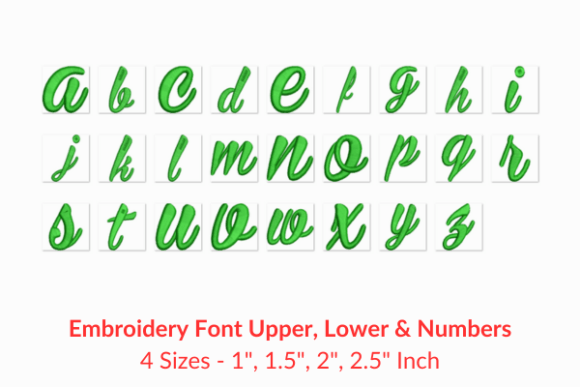 Follow Your Heart Fonts Design: Embroidery Guide