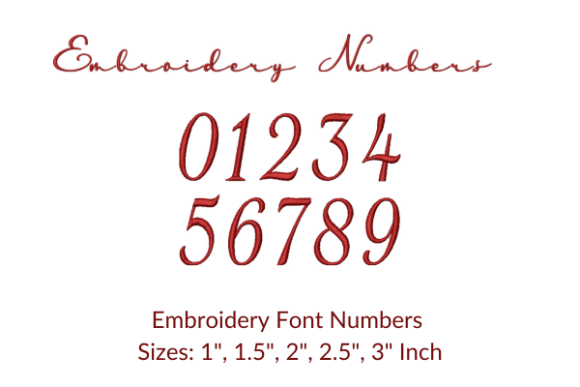 Kentwell Number Font: Elevate Your Embroidery