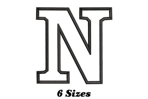 Letter N Outline: A Versatile Design Asset
