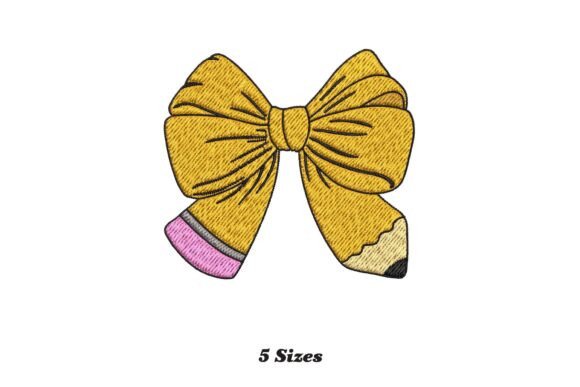Pencil Coquette Bow: A Stylish Addition to Your Embroidery Workflow
