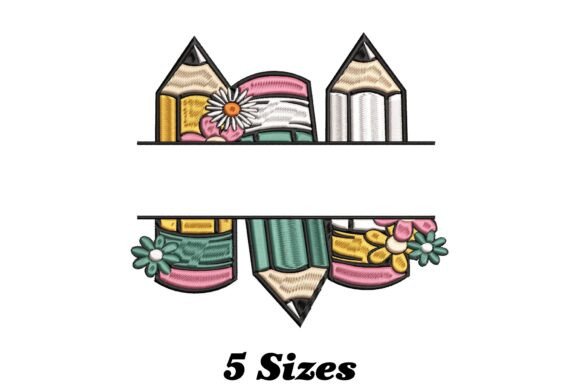 Pencil Name Frame: A Whimsical Touch for Your Embroidery Projects